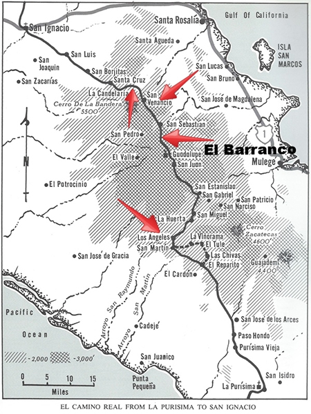 Cuestas from La Purisima to San Ignacio