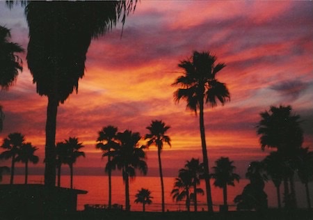 Sunset in Rosarito Baja