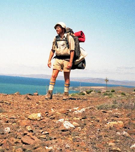 Graham with Backpack in Baja