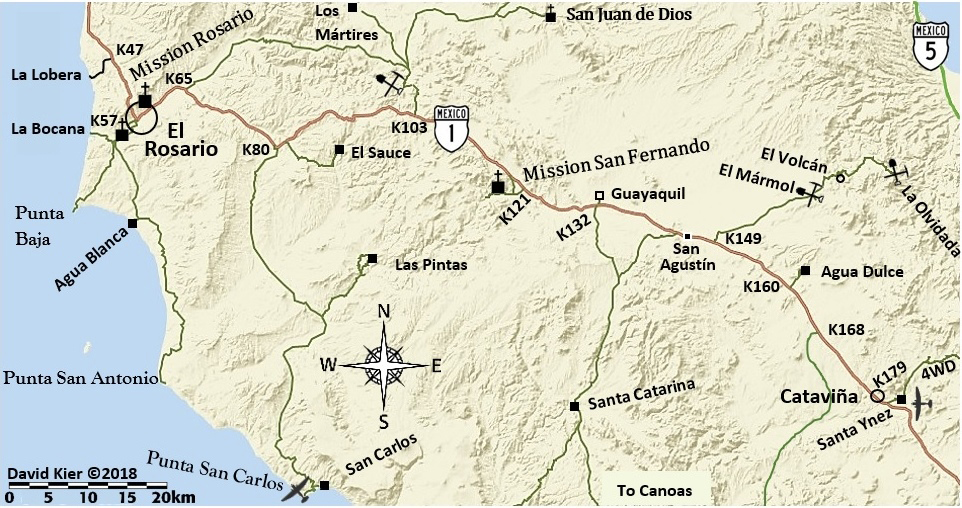 Map of Rancho El Sauce
